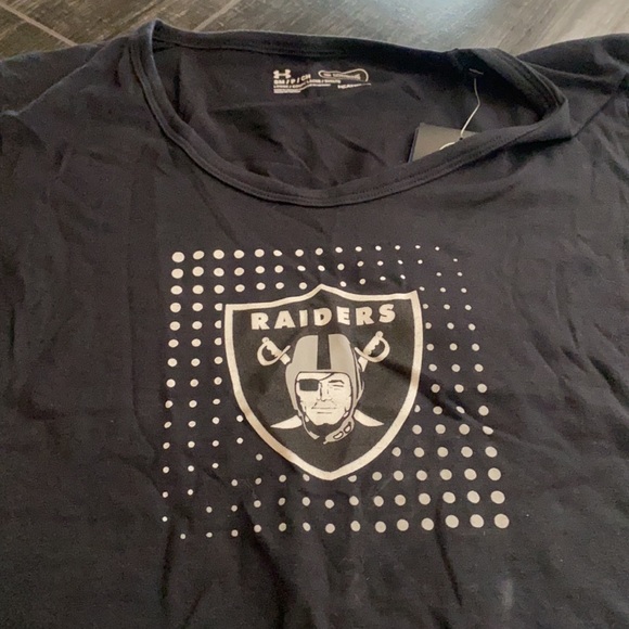 Under Armour Heatgear NFL Raiders T Shirt - Picture 2 of 10